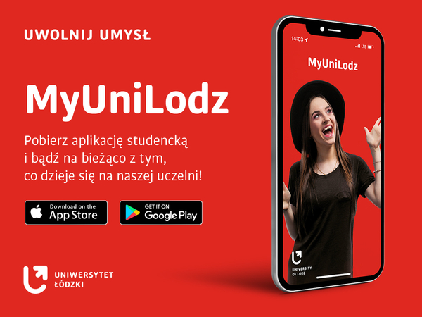 plakat aplikacji MyUniLodz