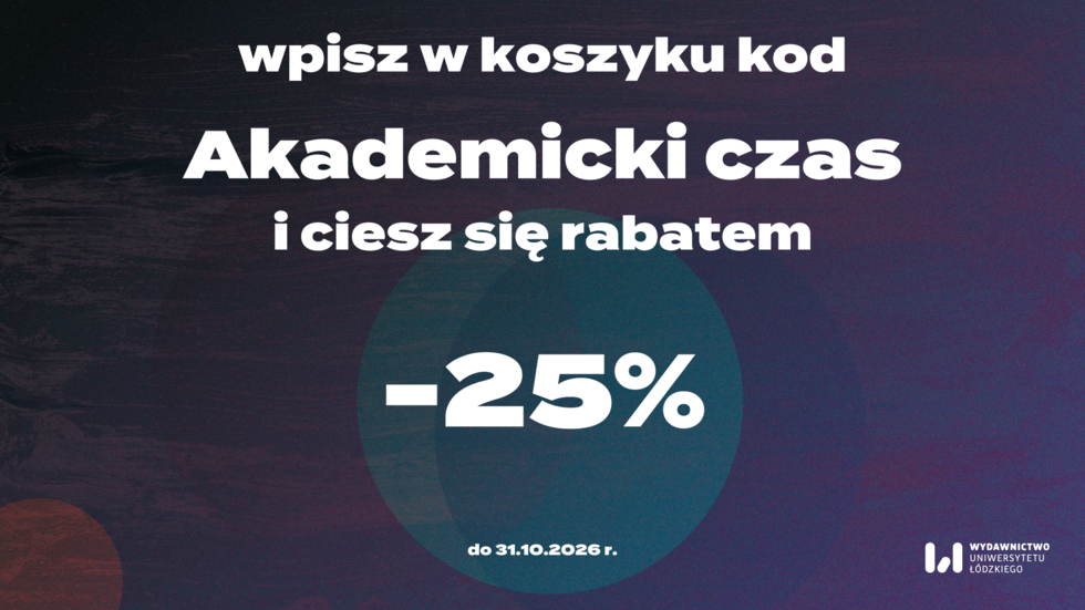 Grafika z informacją o promocji -25% z kodem akademicki czas